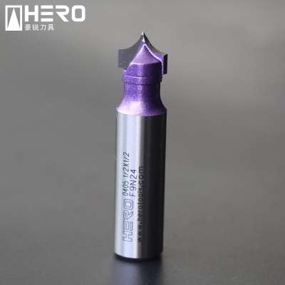 HERO purple color CNC router bit carving bit engrave bit for wood engraving