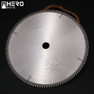 Non-ferrous cutting saw blades Laser ornaments  noise reduction